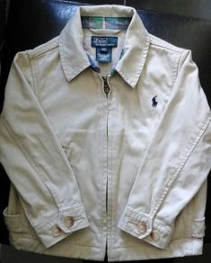 Ralph Lauren. .Boys Beige Jacket "As New" (size 2-3yrs)