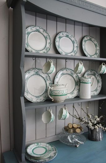 Vintage Plate Shelf