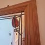 Mirror Oak with lead and stain glass Image 2