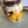 LAVORI ARTIGIANALI  Canister with Hinged Lid Hand Painted jar. Image 2
