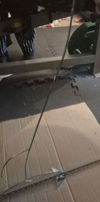 Broken mirror glass wardrobe door