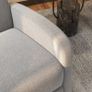 Recliner TV Armchair, fold-out footrest, reclines up to 160, 64 x 86 x 102 cm, Gray Image 4