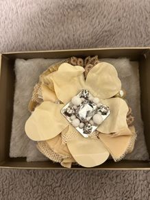 Crystal brooch by Rada