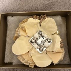 Crystal brooch by Rada