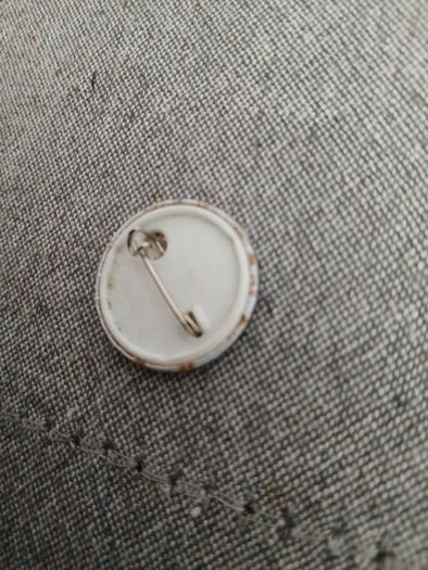 The Radiators from Space "TV Tube Heart"  Promo pin