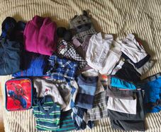 bundle of boys clothes