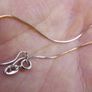 Vintage Sterling Silver 925 Floral Pendant with Separate Black Back and  Sterling Silver Chain Image 7