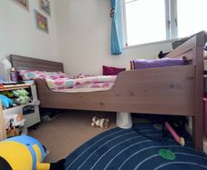 Junior bed with mattress