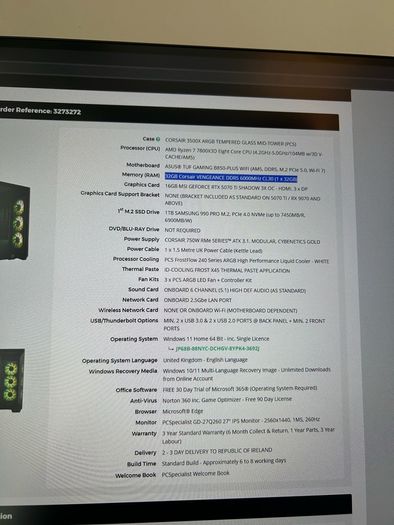 Corsair 32gb Ddr5 6000mhz Cl30