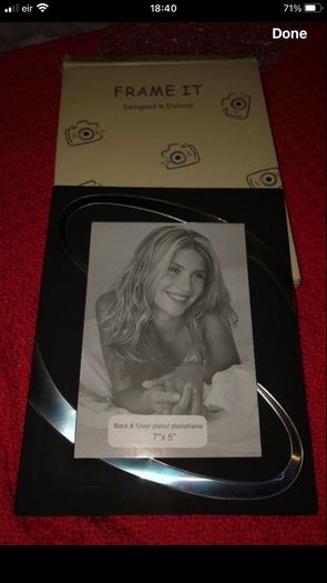 New photo frame 7"x5"