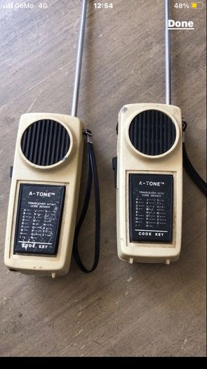 vintage walkie talkies