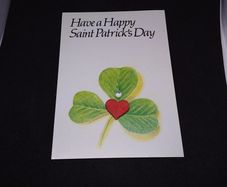 Ireland Postcard : Have A Happy St. Patrick's Day 1984 - With Philatelic Bureau , Dublin Cancel