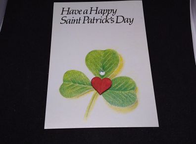 Ireland Postcard : Have A Happy St. Patrick's Day 1984 - With Philatelic Bureau , Dublin Cancel