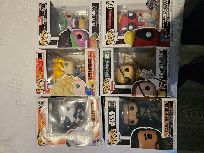 6 x funkos