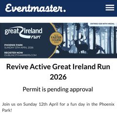 Revive Active Great Ireland Run 2026 Bib