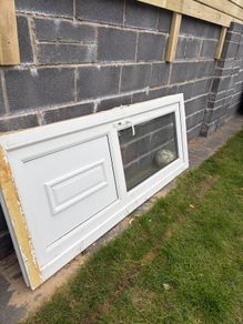 white pvc door