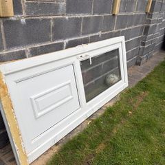 white pvc door