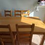 Solid wood kitchen table and 8 chairs Image 6