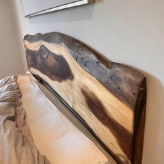 Solid wood headboard (suitable for super king sized bed)