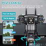 V380Pro 4G SIM GSM WiFi Security Camera 6K 12MP Three Lens Three Screen PTZ Panoramic Night Vision Video Surveillance CCTV Image 9