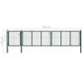 Garden Gate Steel 500x75 cm Green Image 5