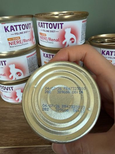 Kattovit renal cat food - wet food 85g can