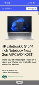Brand new unopened HP Elitebook 6 G1a 14 AI