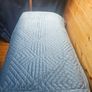Blue velvet king size bedspread / throw Image 2