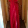 Fabulous Bespoke One of a kind Velvet Red Hooded Cape - one size fits all Image 2