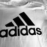 White Adidas TShirt Top L Image 2