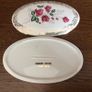 Vintage French limogies large Ceramic trinket lidded dish Image 5