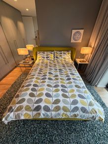 Orla Kiely Double Sleigh Bed
