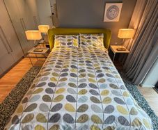 Orla Kiely Dottie Sleigh Bed