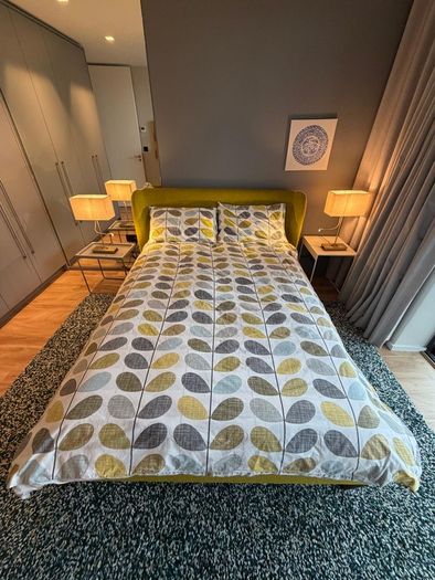 Orla Kiely Double Sleigh Bed