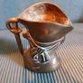Solid Brass Pirate pencil holder Image 2