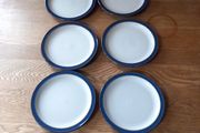 Denby Imperial Blue Side Plates x 6