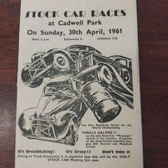 Stock Car Races programme 1961