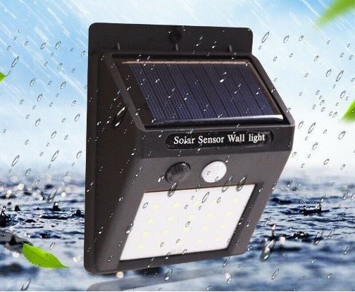 37555 20 LED Solar Power Garden Lamp
