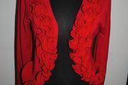 Red bolero cardigan Dunnes size S 10 perfect condition Postage included
