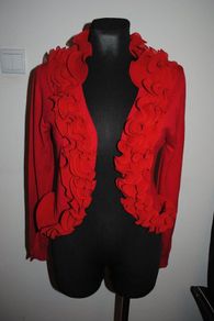Red bolero cardigan Dunnes size S 10 perfect condition Postage included