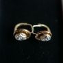 Vintage Rolled Gold Drop Earrings Image 2
