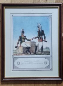 Framed Print Napolenic French Army 1st Cuirassiers