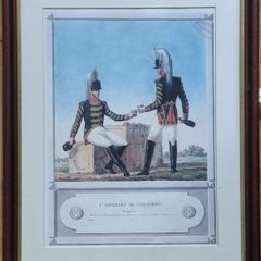 Framed Print Napolenic French Army 1st Cuirassiers
