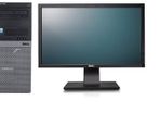 Desktop Computer and Flat Screen
