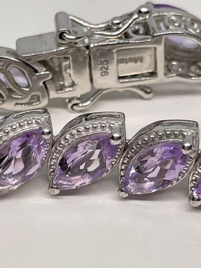 Moroccan Amethyst Cluster Bracelet