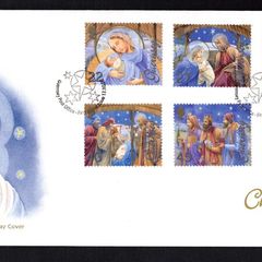 2002 Guernsey Christmas Commemorative Stamps First Day Cover (FDC)