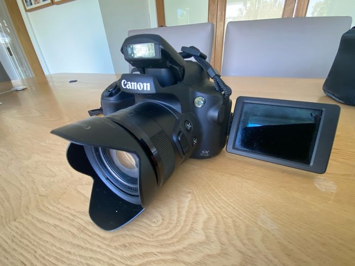 Canon Powershot SX70 HS + Canon accessories.