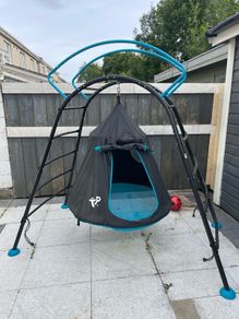 climbing frame and den
