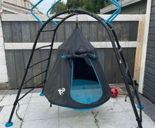 climbing frame and den