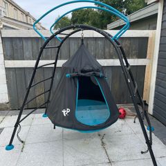 climbing frame and den